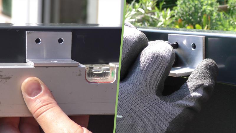 Löcher des zweiten Winkels einzeichnen