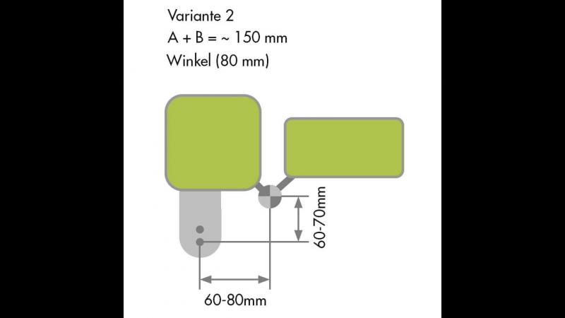 Gartentor Anschlag Variante 2
