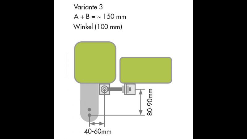 Gartentor Anschlag Variante 3